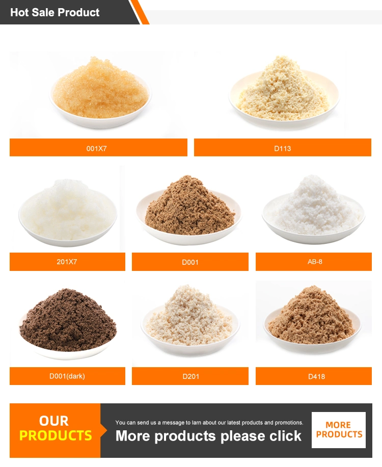 D301g Polystyrene Macroporous Weakly Basic Anion-Ion Exchange Resin for Hydrometallurgy and Pure Water Production