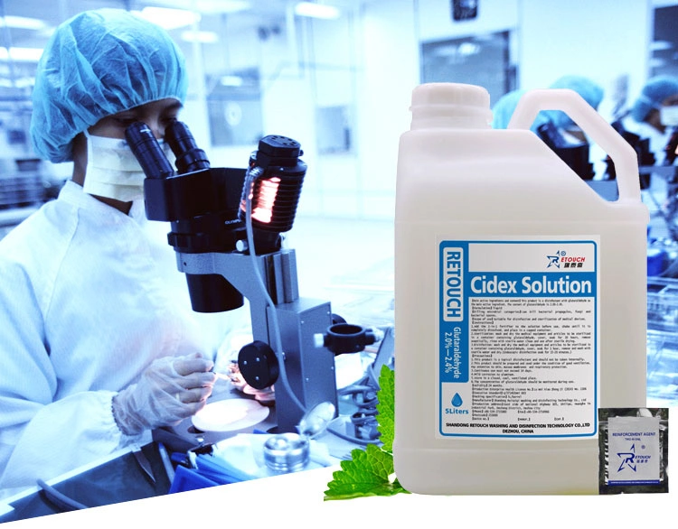 2% Glutaraldehyde Disinfectant for Medical and Surgical Instrument Disinfectant Cidex Solution